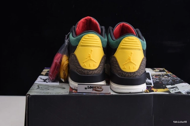 Rep TBkick SE Retro Jordan Air CV3583-003 3 2.0 - Instinct Animal 0804